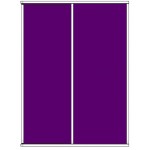 Дверь купе в пленке Оракал 040 Фиолетовый