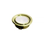 Мебельный светильник FT-9251 сатин золото (с/л 20W G4) (мат. стекло)
